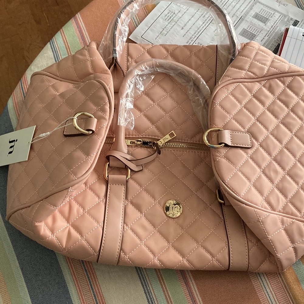 Jessica Moore Quilted Duffle Bag